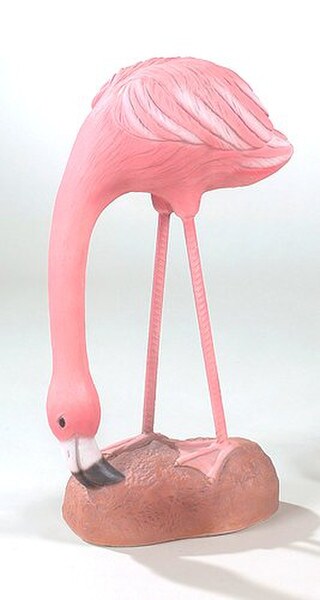 Flamingo Garden Sculpture Quality Cement Tropical Décor